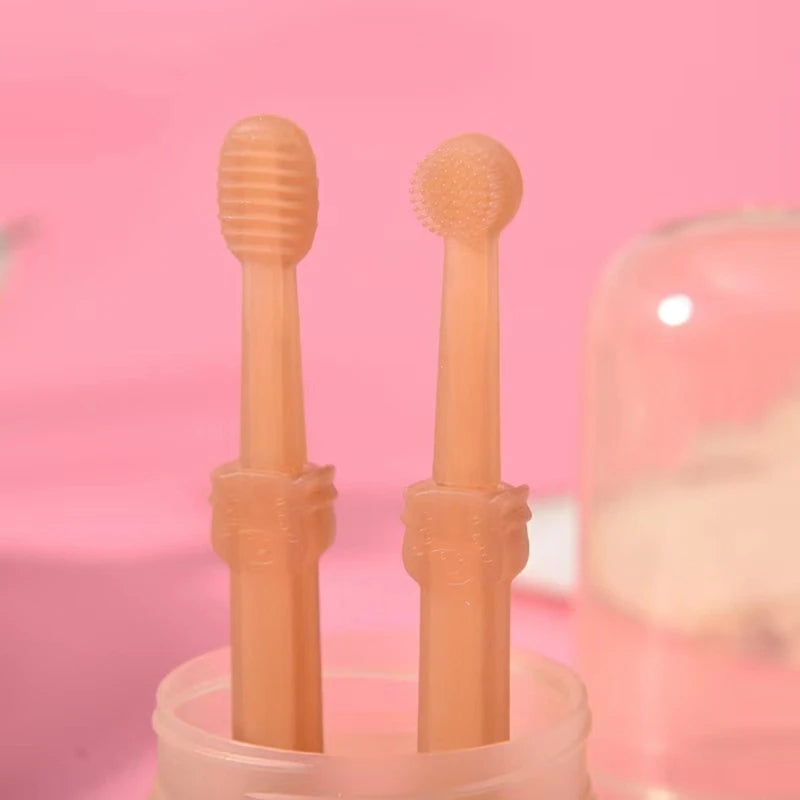 Dogs Toothbrush Dental Cleaning Brushes for Cleaning Pet Mouth 360-degree Brush Cats Dogs Dental-Health Silicone