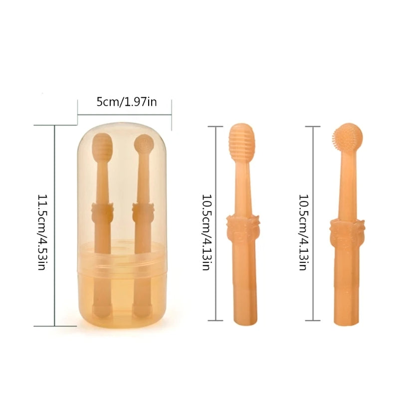 Dogs Toothbrush Dental Cleaning Brushes for Cleaning Pet Mouth 360-degree Brush Cats Dogs Dental-Health Silicone