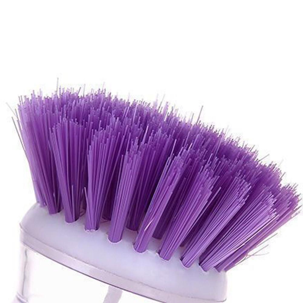 washing pan brush with automatic Soap Liquid Dispenser Household Cleaning Accessories